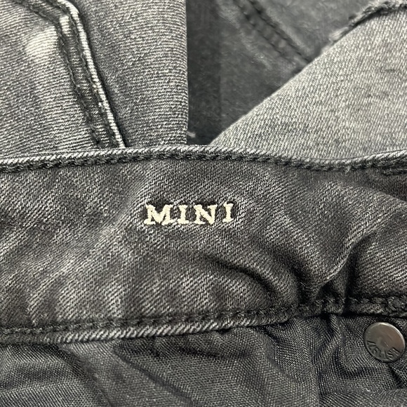 American eagle black denim mini skirt - Picture 6 of 6